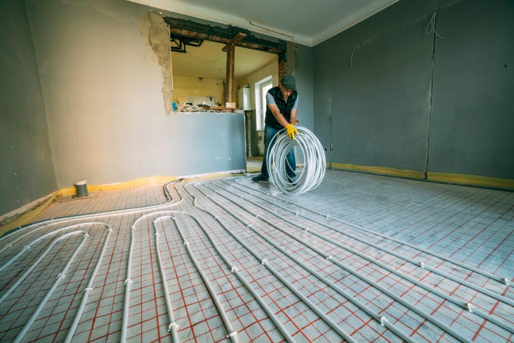 underfloor heating cost per m2 water-based underfloor heating