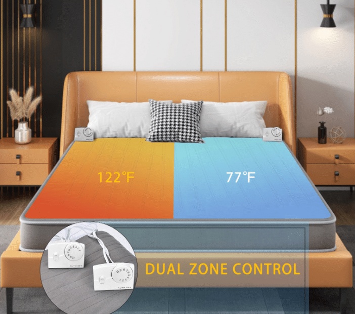 dual zone control electric blanket supplier